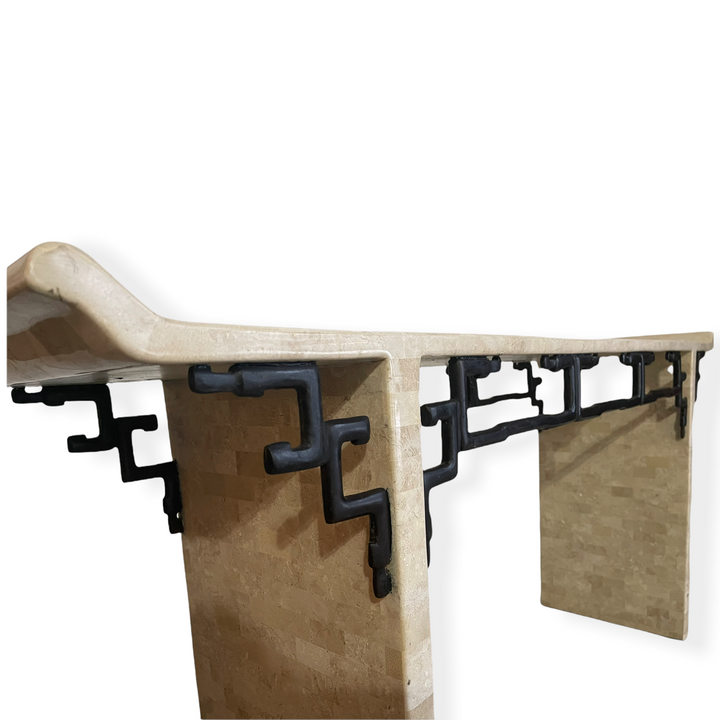 Maitland Smith Console Table circa 1970s image 6