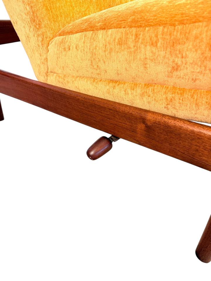 Folke Ohlsson for DUX High-Back Lounge Chair with Ottoman  image 4