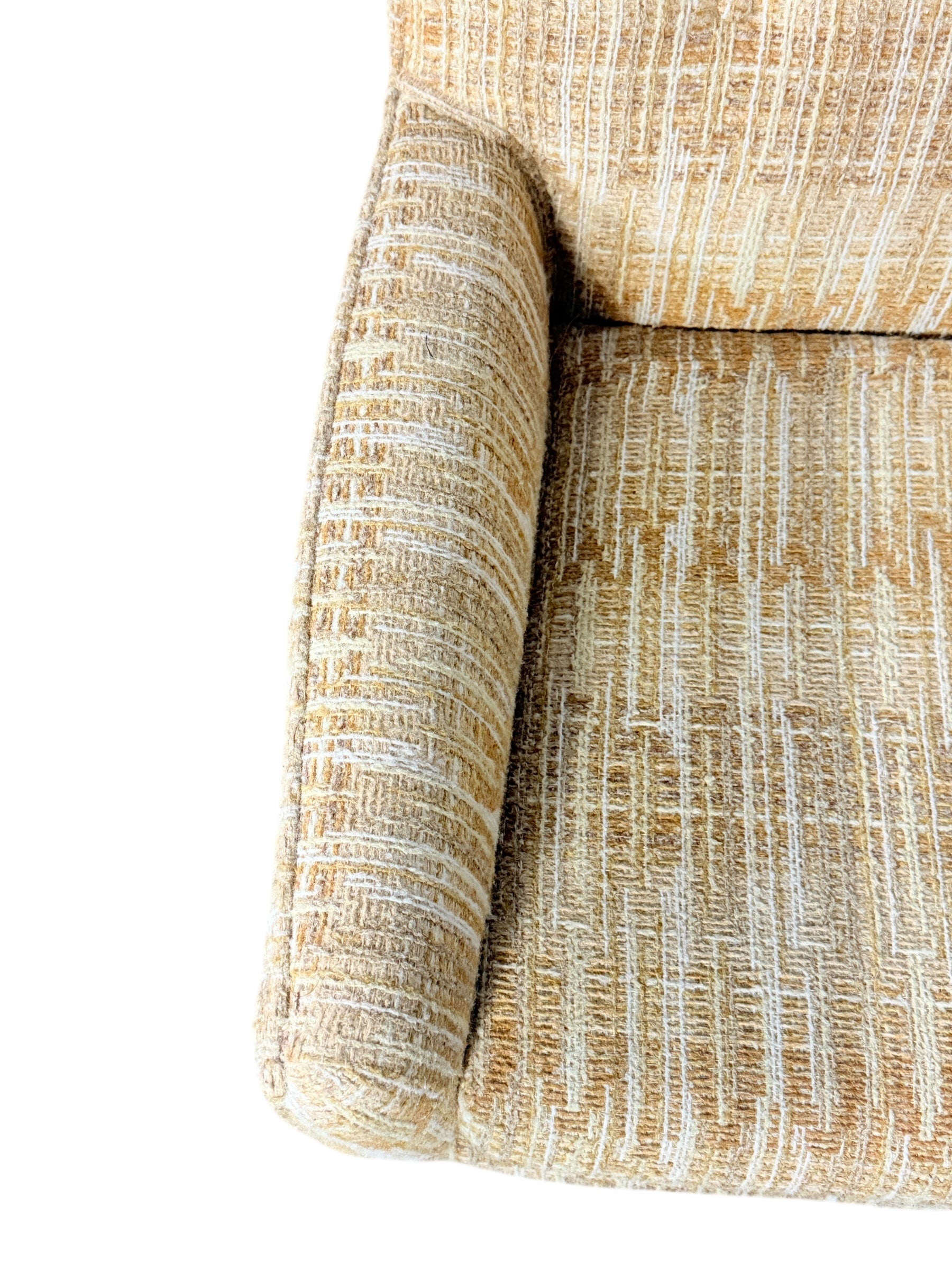 1950s Jens Risom Club Lounge Chair with Walnut Frame image 10