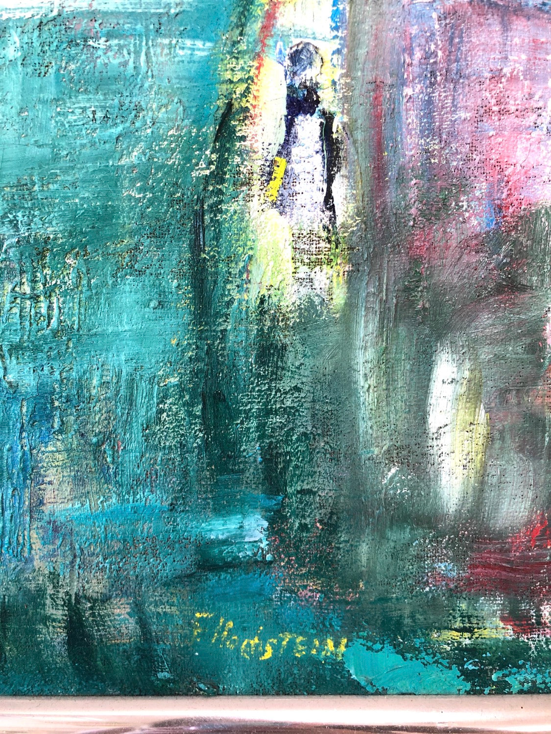 Fannie Hochstein Abstract Oil on Canvas  image 1