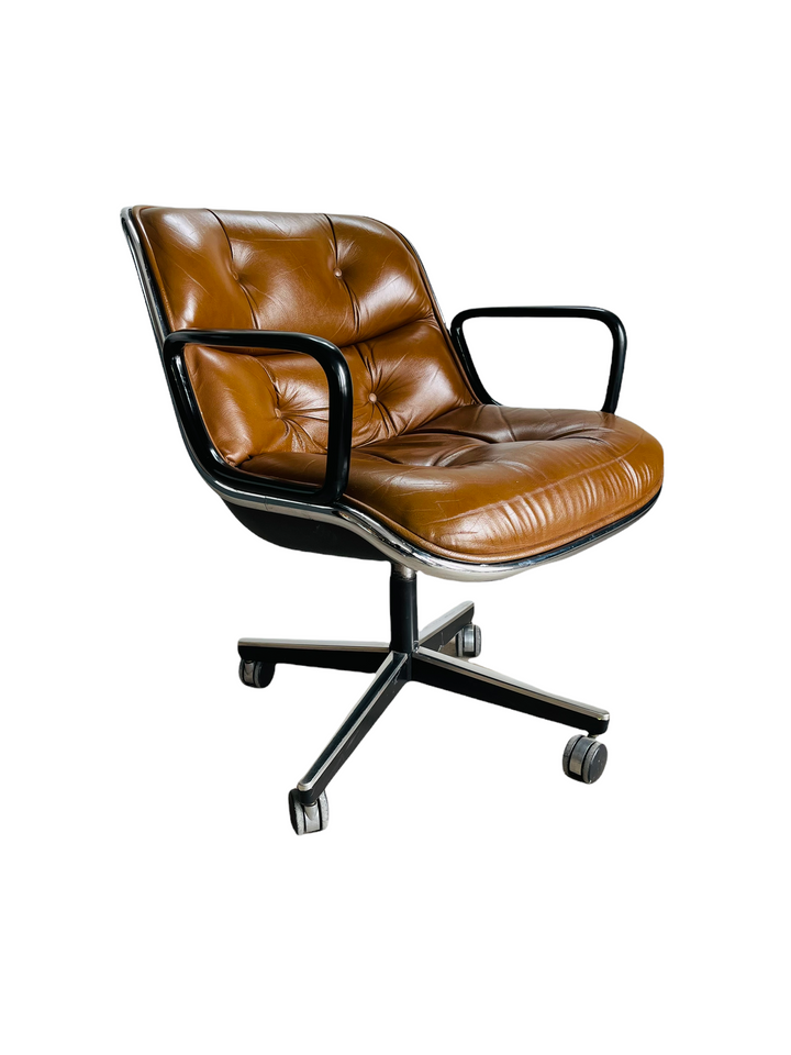 Pollock Executive Office Armchair Designed by Charles Pollock for Knoll image 0