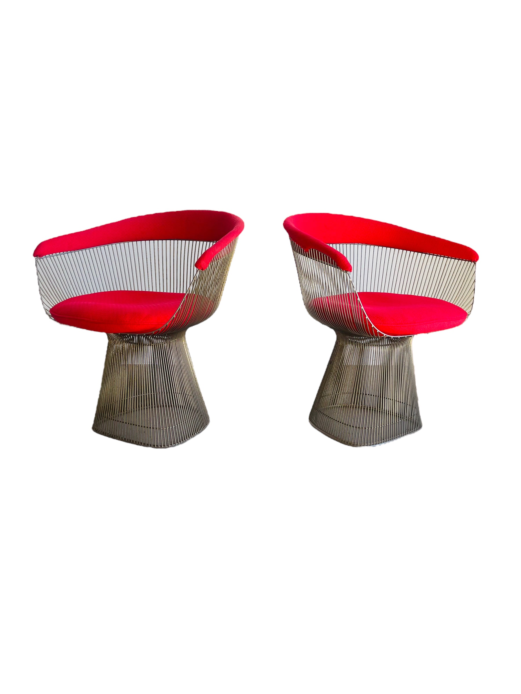 Original Vintage Warren Platner for KNOLL Armchairs, Pair image 1