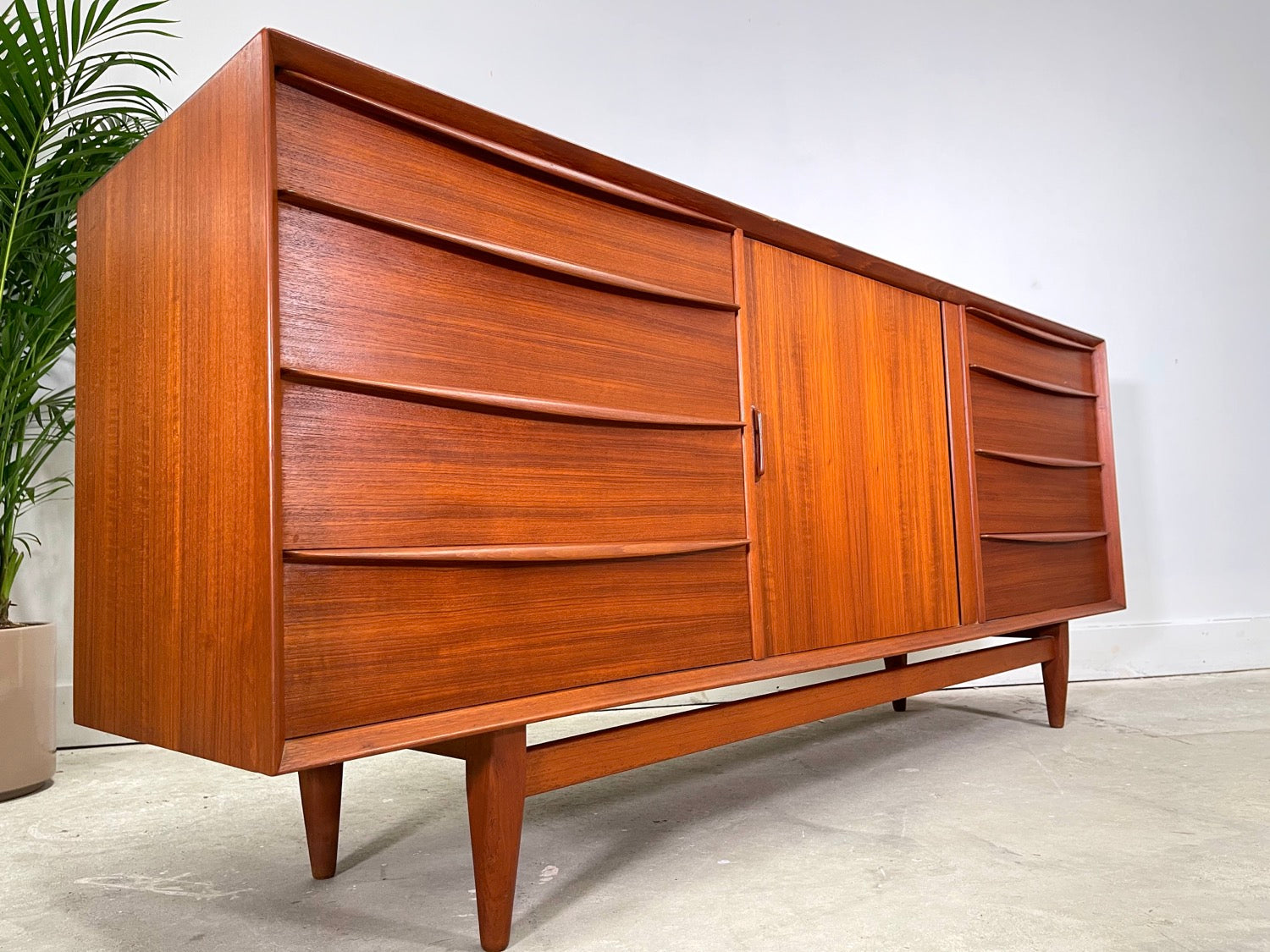 Danish Modern Teak Dresser/Credenza By FALSTER image 1