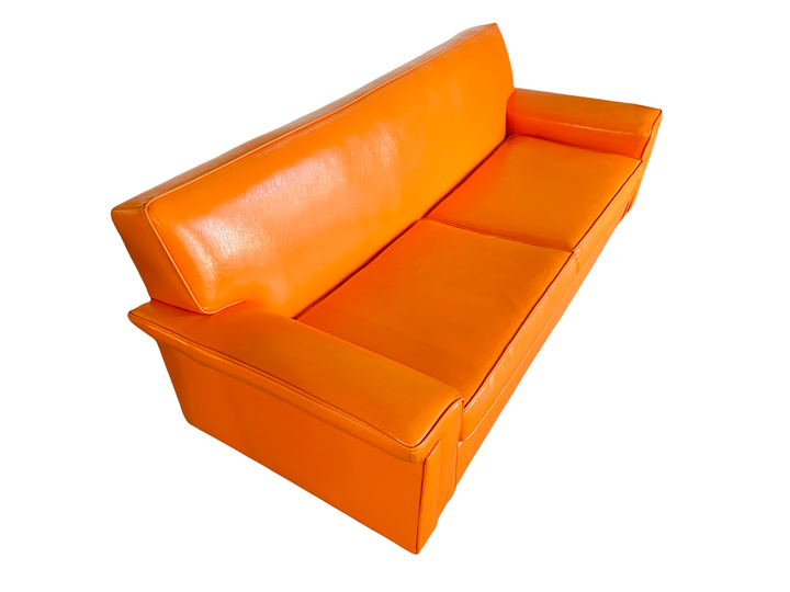 Retro 1970’s Orange Sofa & Club Chairs Set image 6