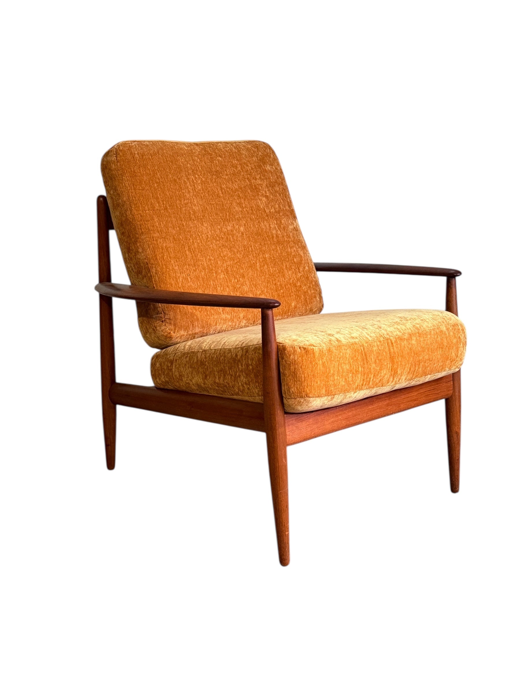 Grete Jalk for France & Son Danish Teak Lounge Chair 1960s image 0