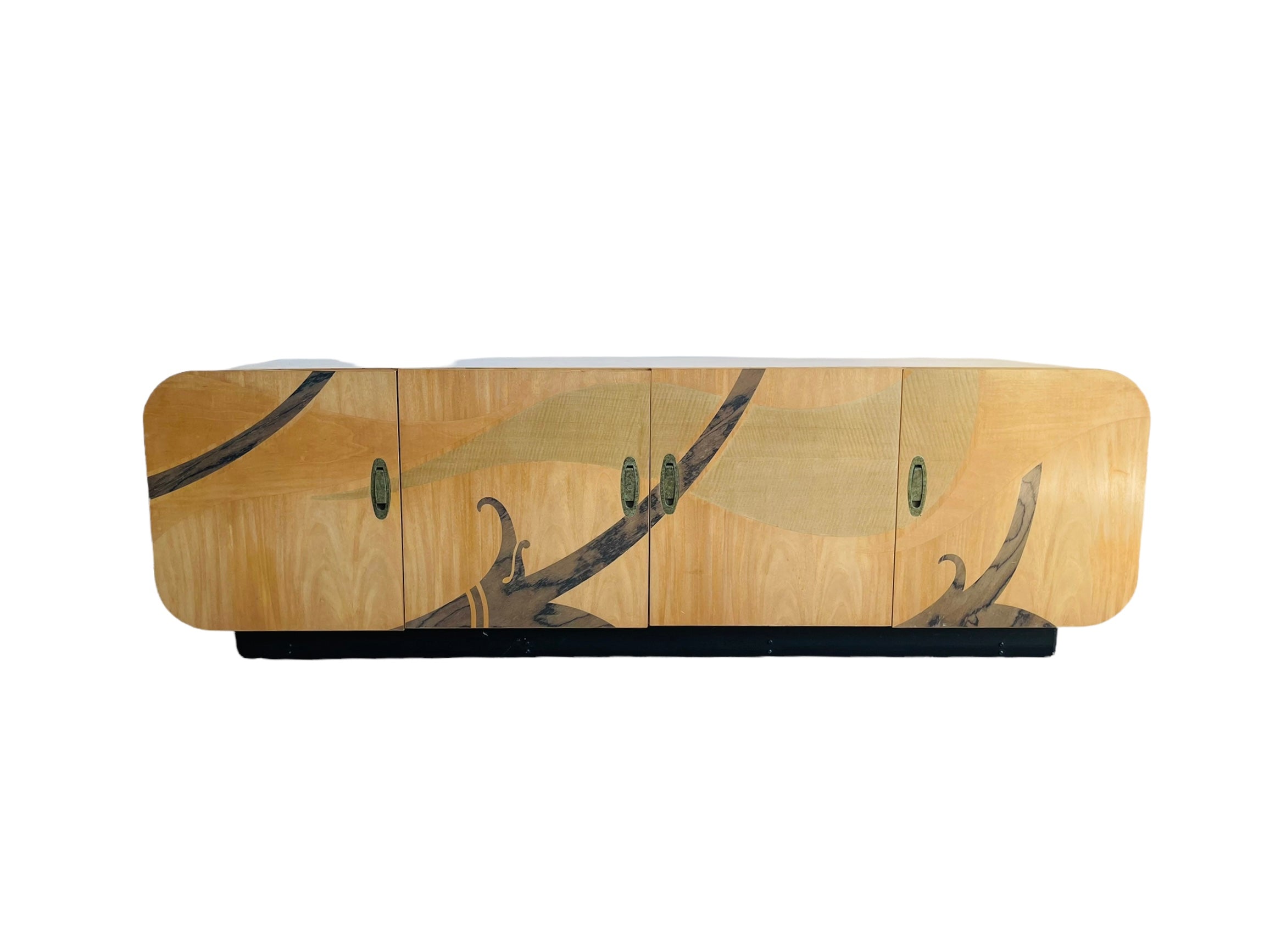 Modern Inlaid Beech Wood Credenza by White furniture  image 14