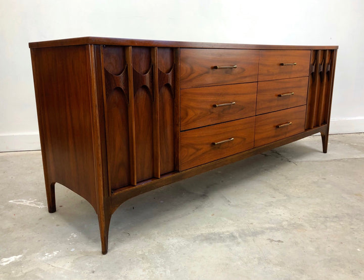 Kent Coffey Perspecta Mid-Century Century Modern Walnut & Rosewood  Dresser image 10