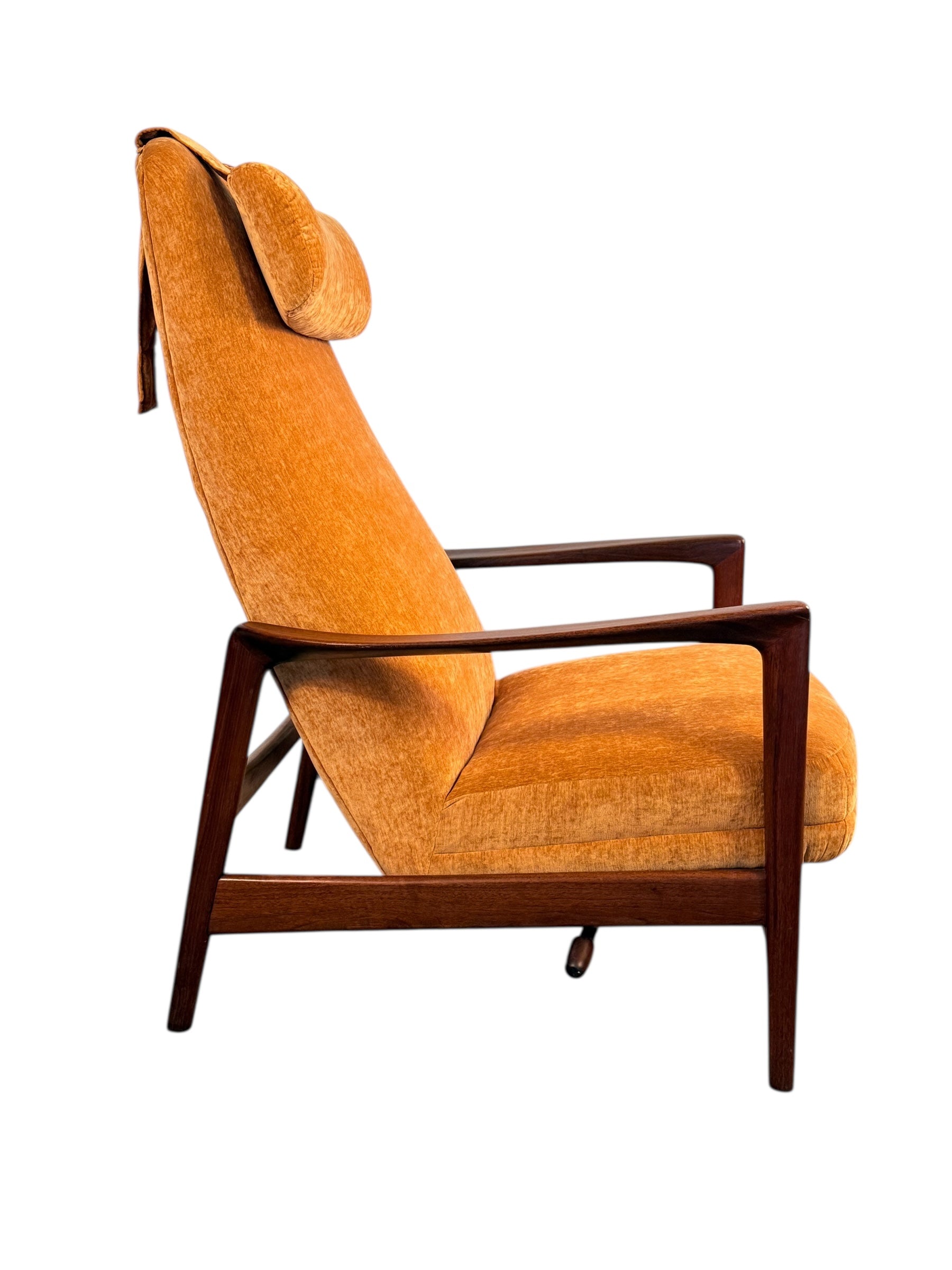 Folke Ohlsson for DUX High-Back Lounge Chair with Ottoman  image 9
