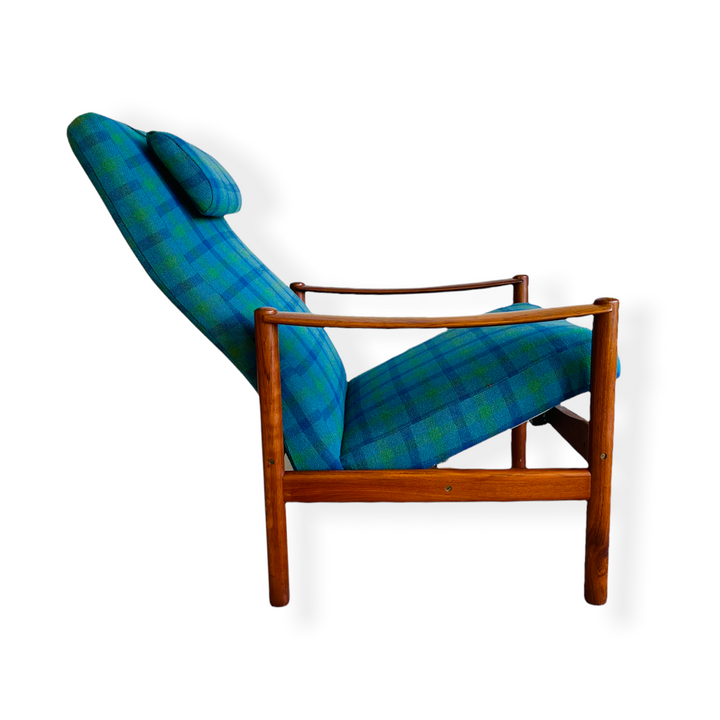 Mid-Century Modern Teak Recliner Chair by WESTNOFA  image 2