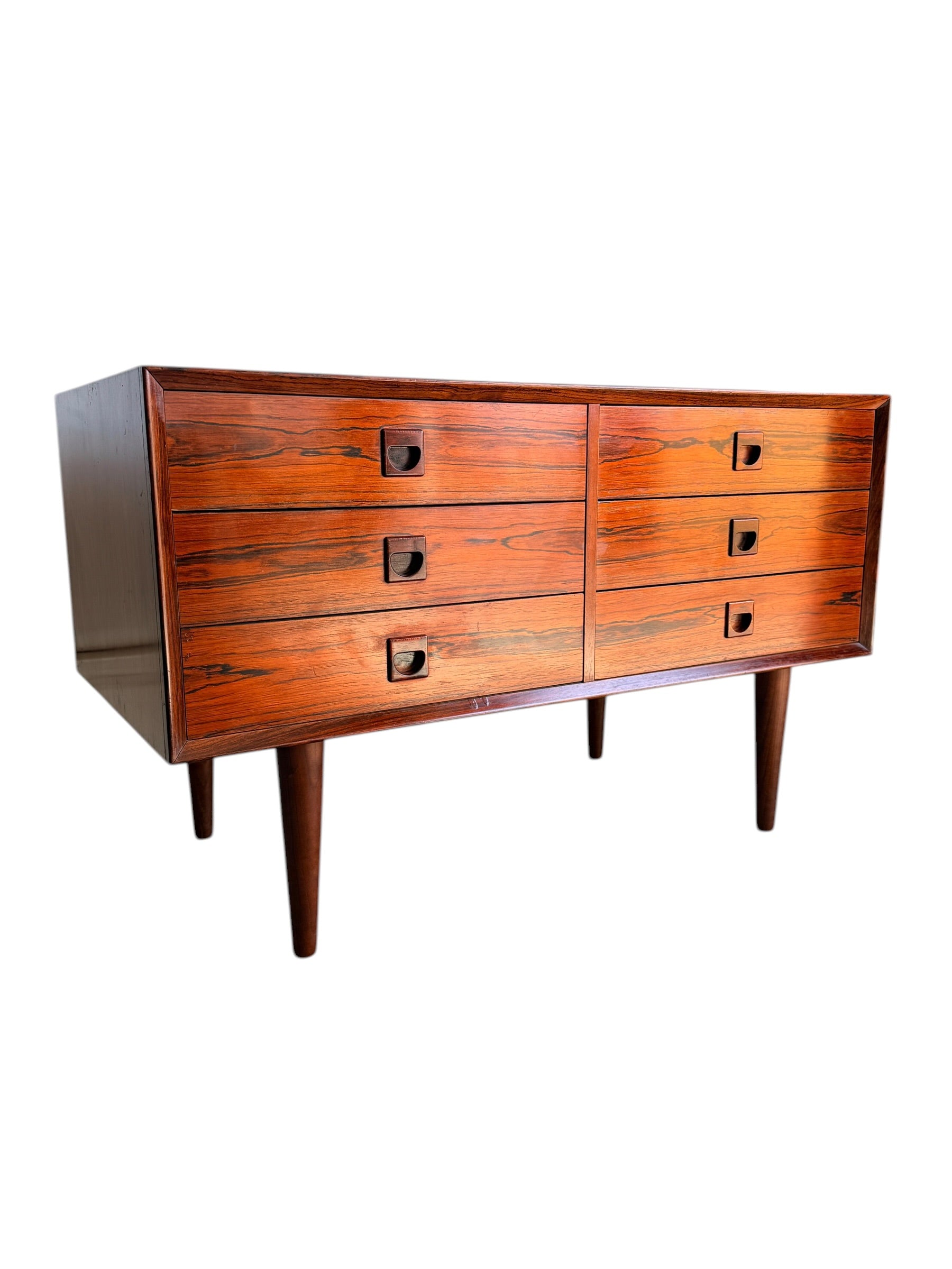 Mid-Century Modern Danish Rosewood Console Cabinet by Brouer