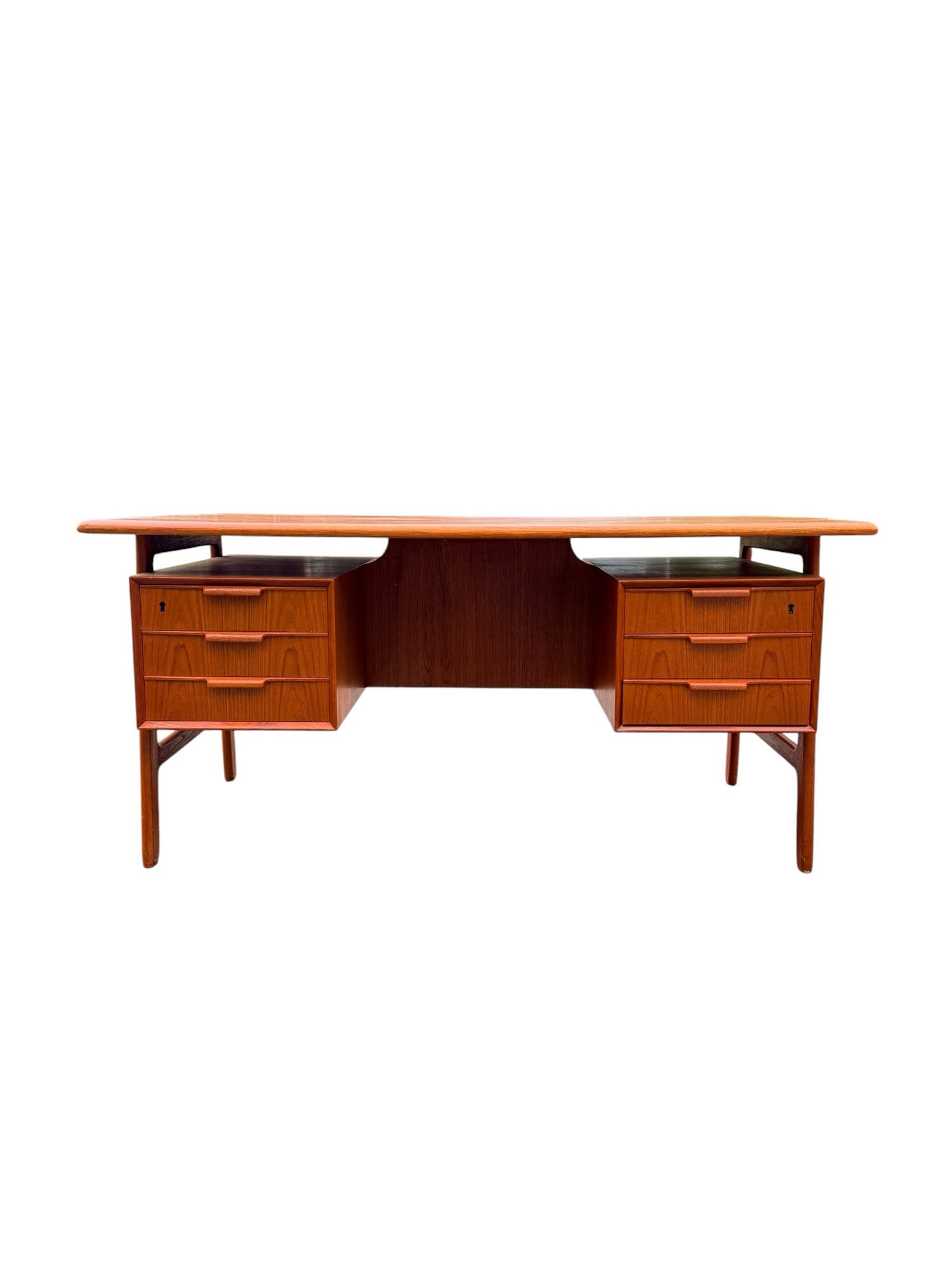 Gunni Omann Model 75 Executive Teak Desk front view