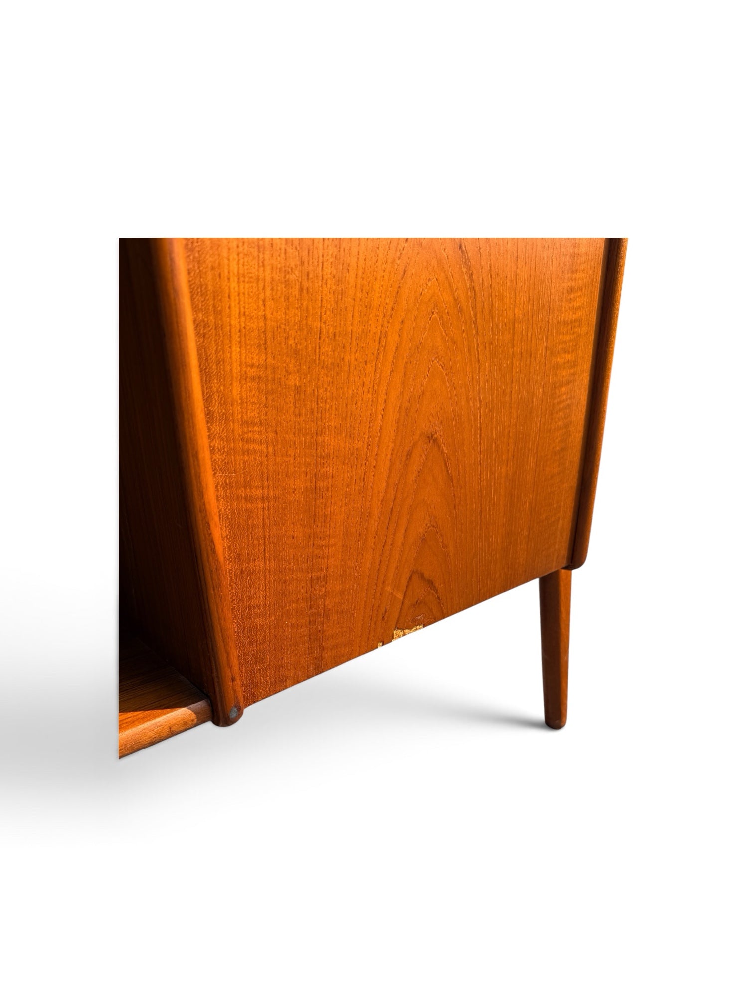 Svend Aage Madsen executive teak desk overall profile view
