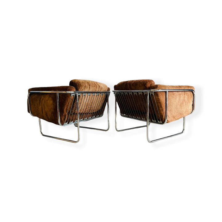 Pair Danish Modern Lounge Chairs by Hans Eichenberger image 3
