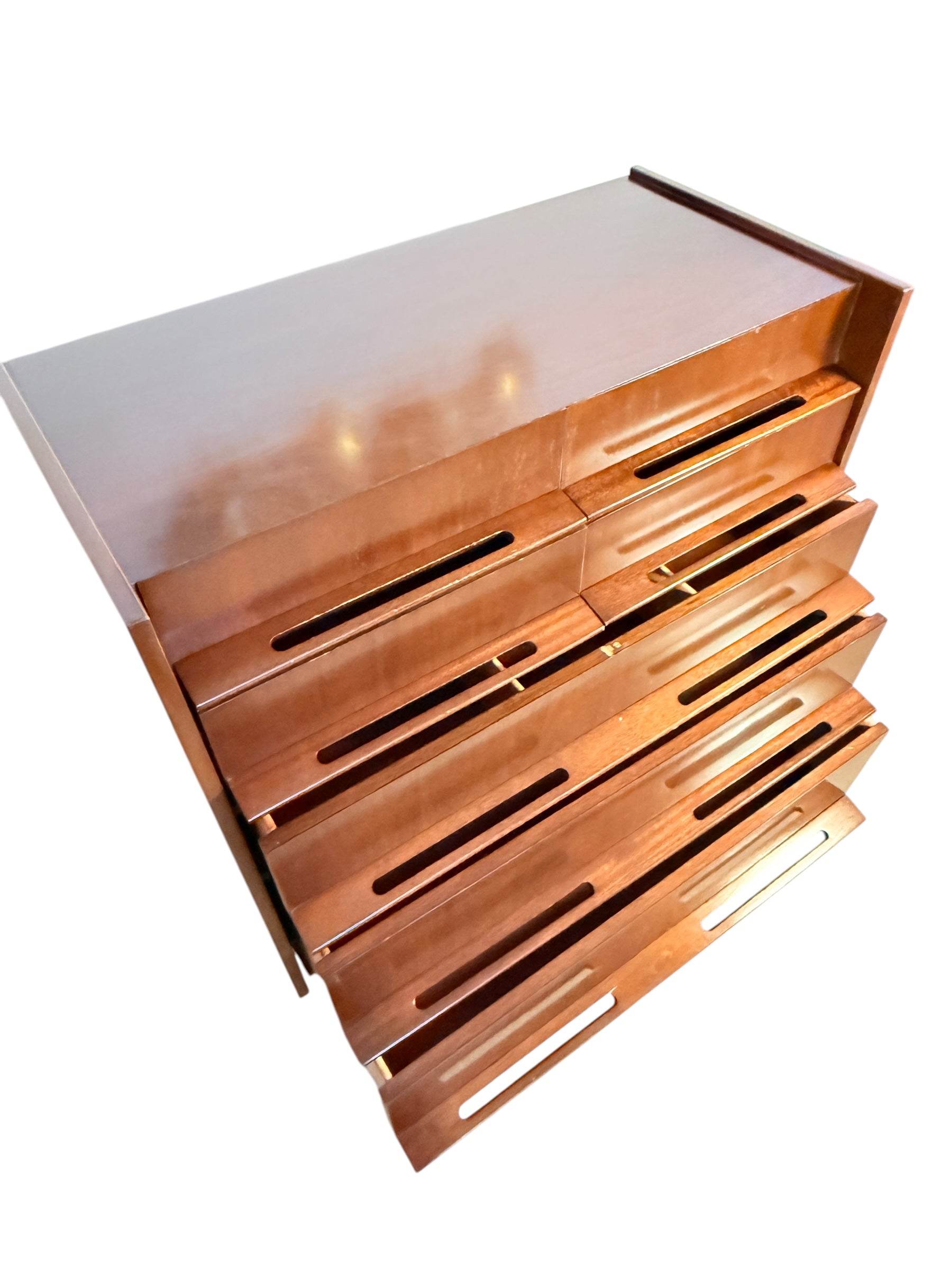 Mid-century Edmond J Spence Walnut Dresser image 10