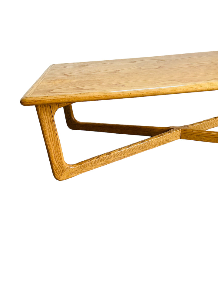 Vintage X Base Rectangular Chestnut CoffeeTable by Lane Furniture  image 5