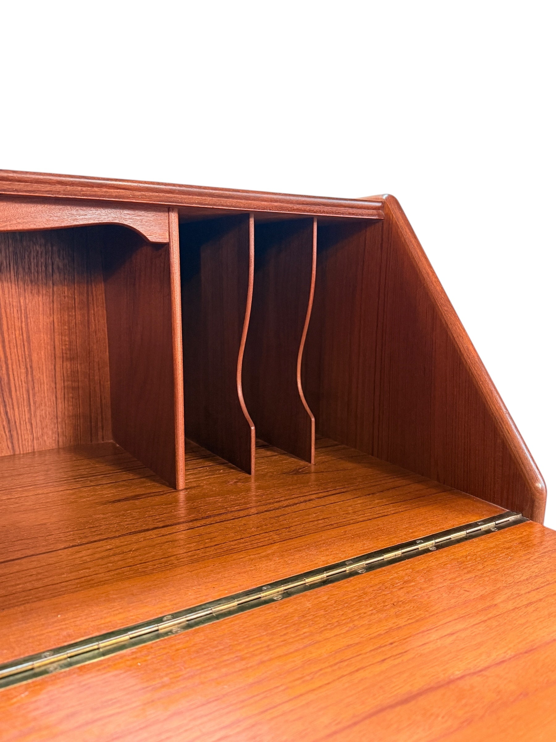 Mid Century Modern Teak Secretary Desk image 6