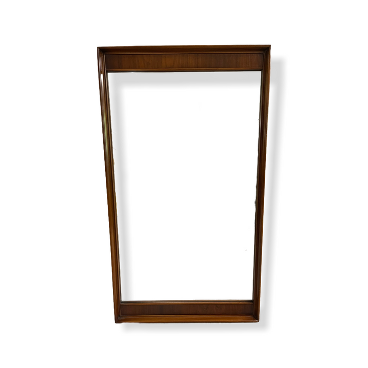 Large Mid-Century Modern Walnut Mirror 60” x 33”  image 0