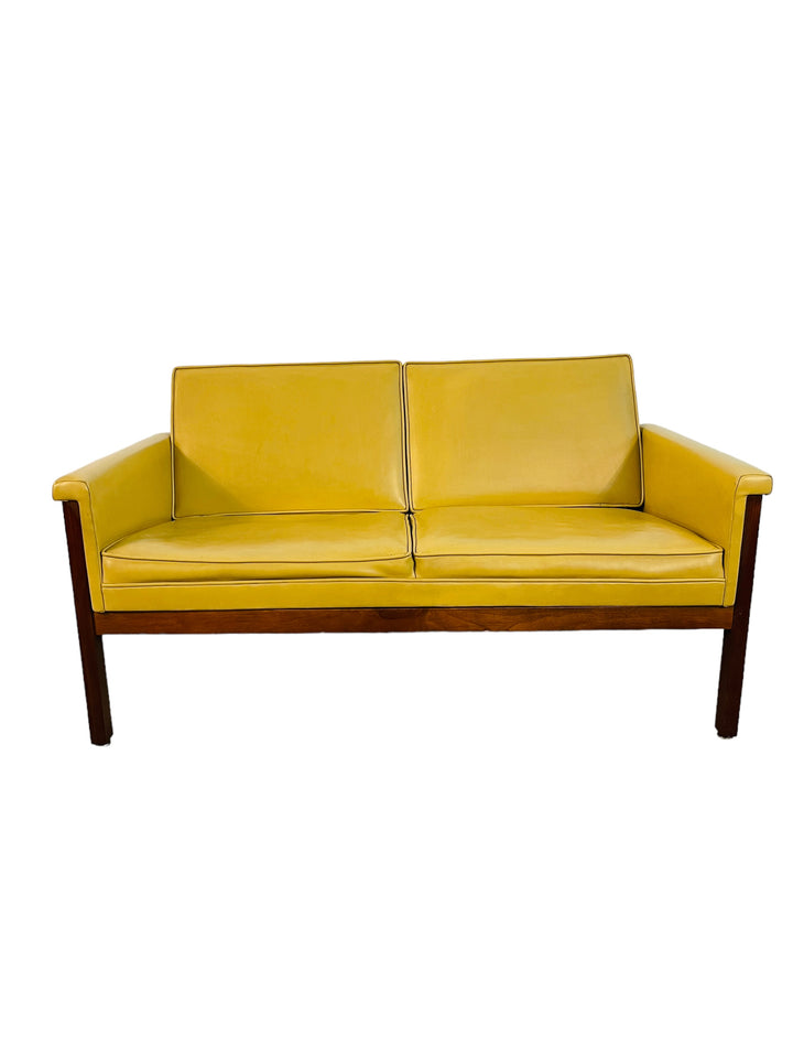 Mid Century Modern Walnut Loveseat by Thonet image 0
