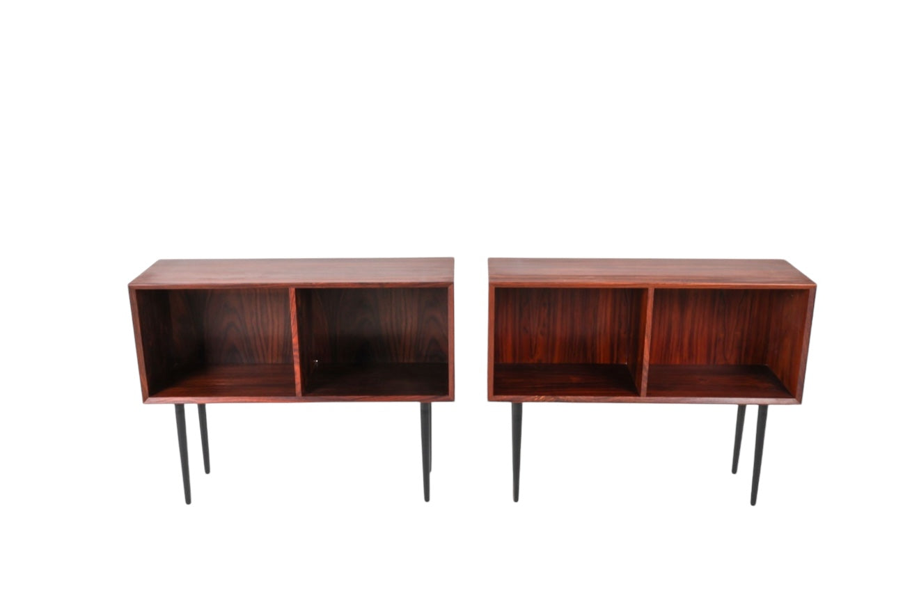 Pair Mid-century Danish Modern Rosewood Bookshelf  image 6