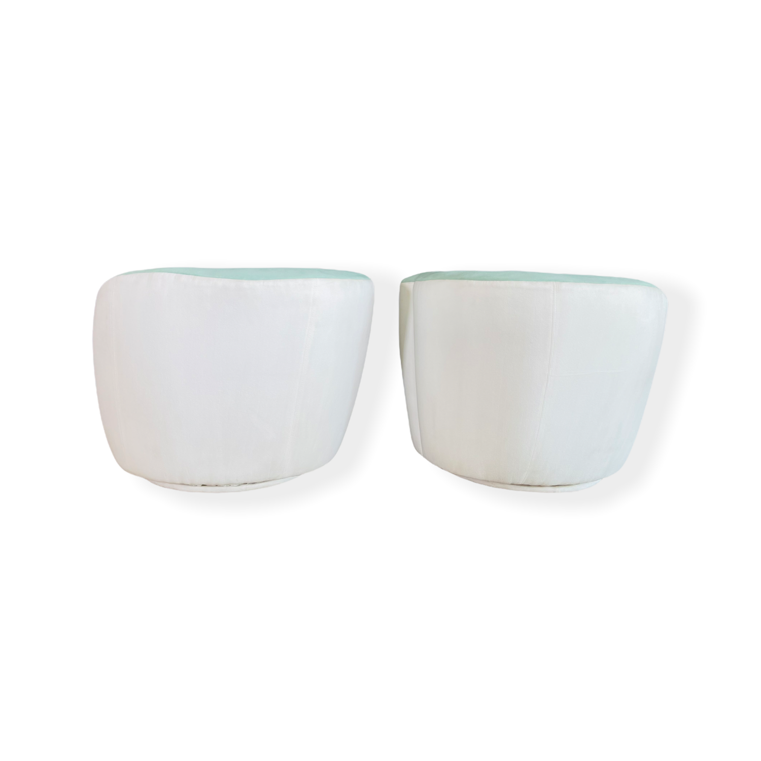 Pair of Vladimir Kagan Corkscrew Nautilus Swiveling Chairs image 10