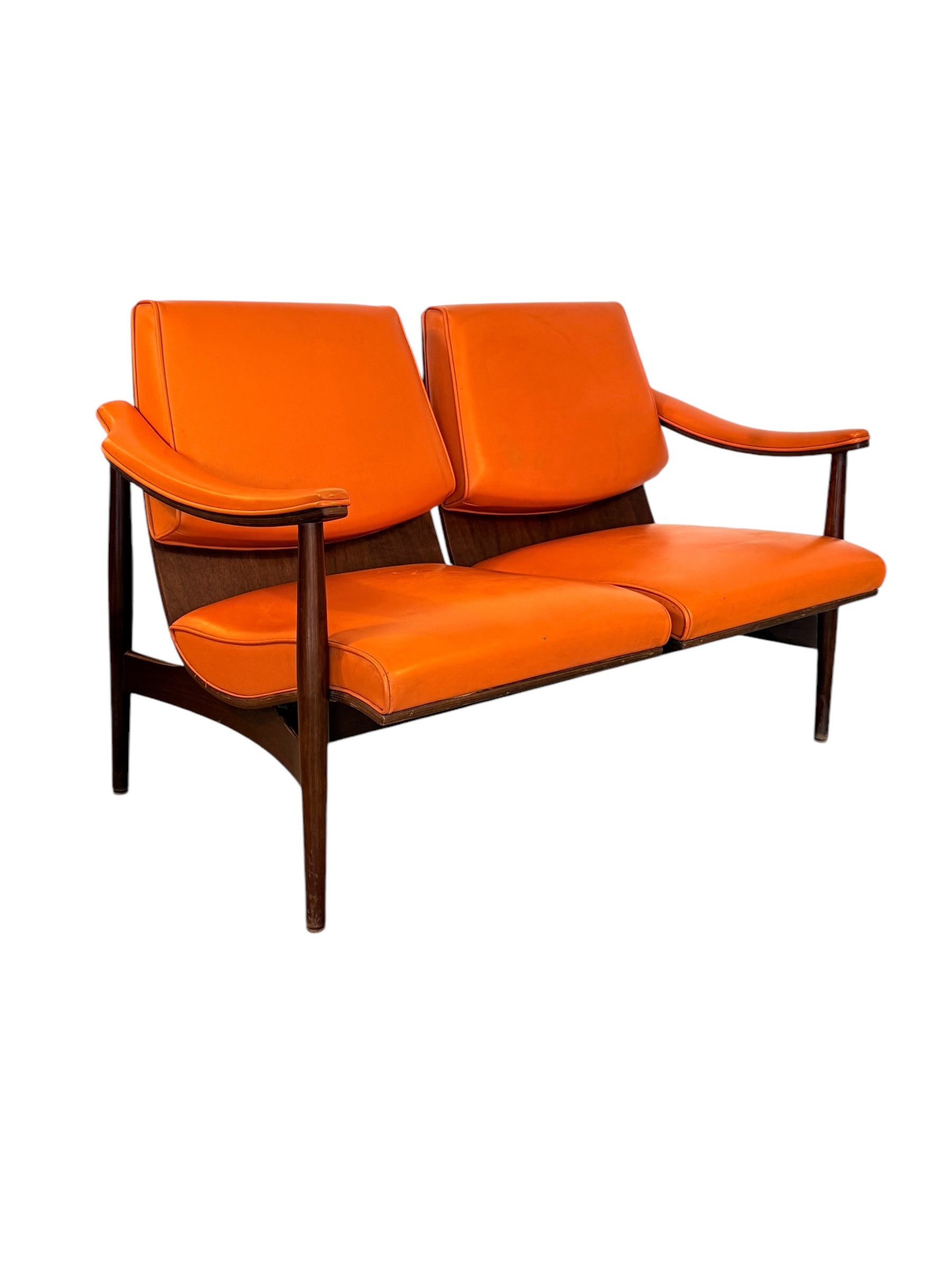 Mid-Century Modern Loveseat by Thonet Furniture image 0