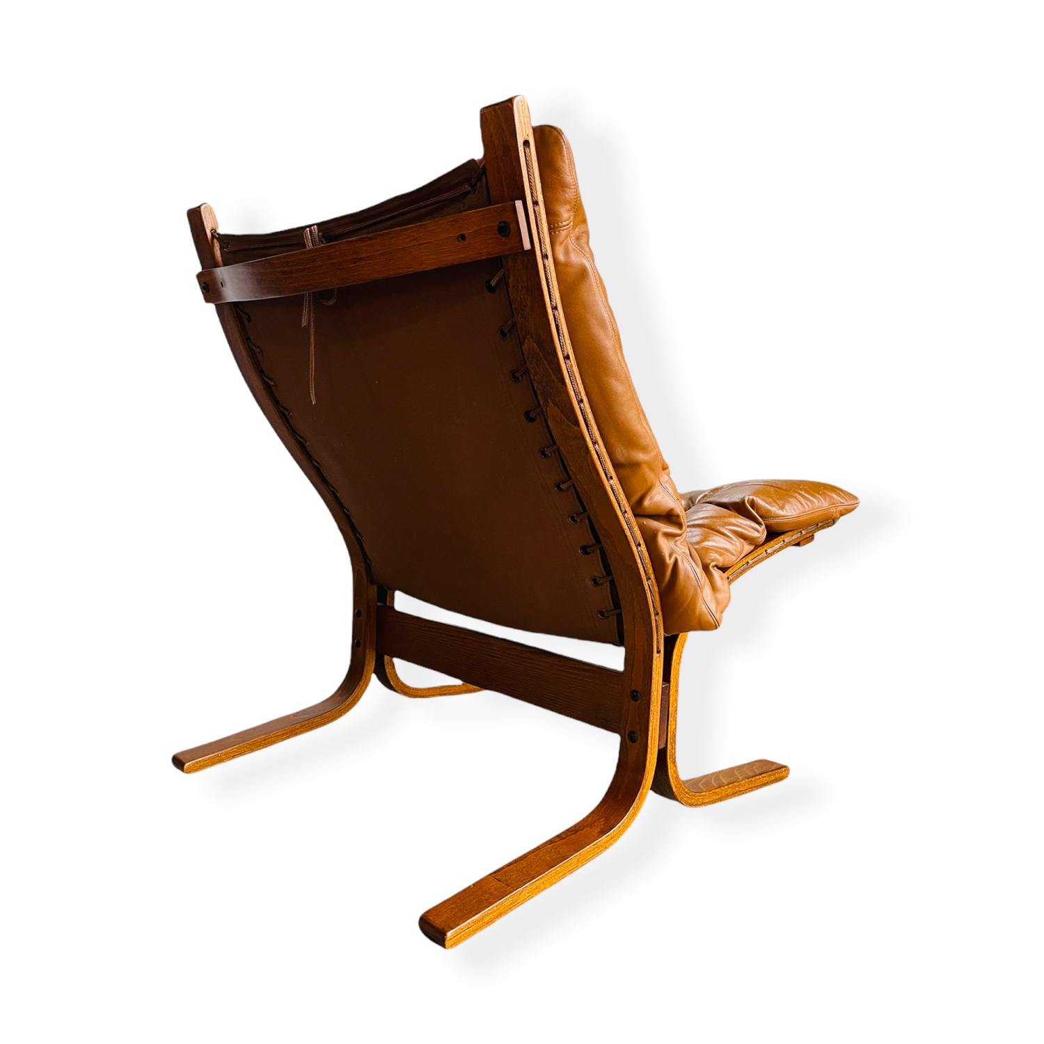 1960s Ingmar Relling Leather Lounge Chair for WESTNOFA  image 6