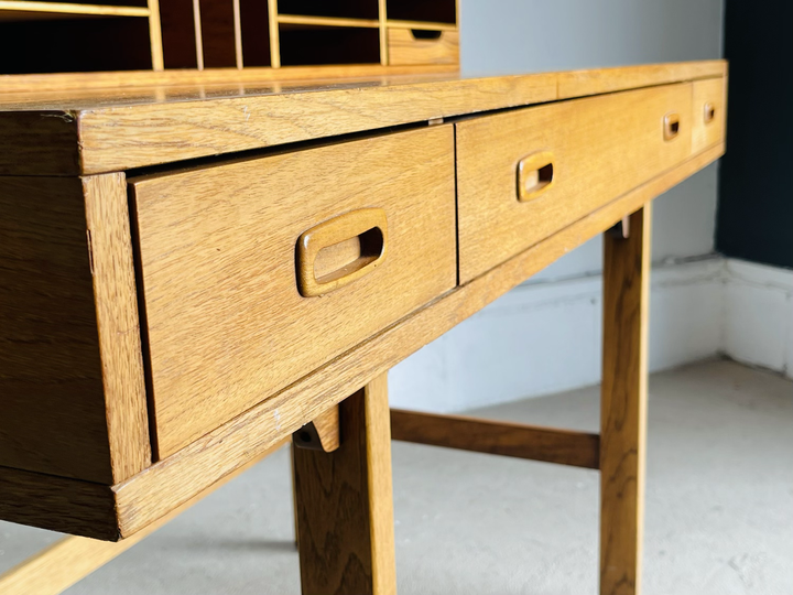 Danish Modern Teak Flip Top Desk by Peter Lovig Nielsen image 6
