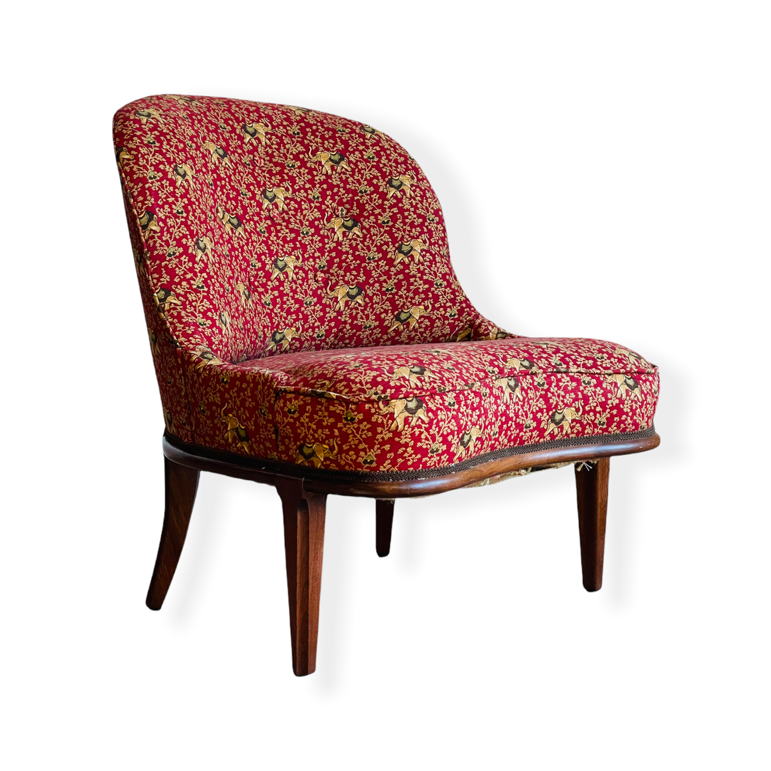 Edward Wormley for Dunbar Janus Slipper Chair image 0