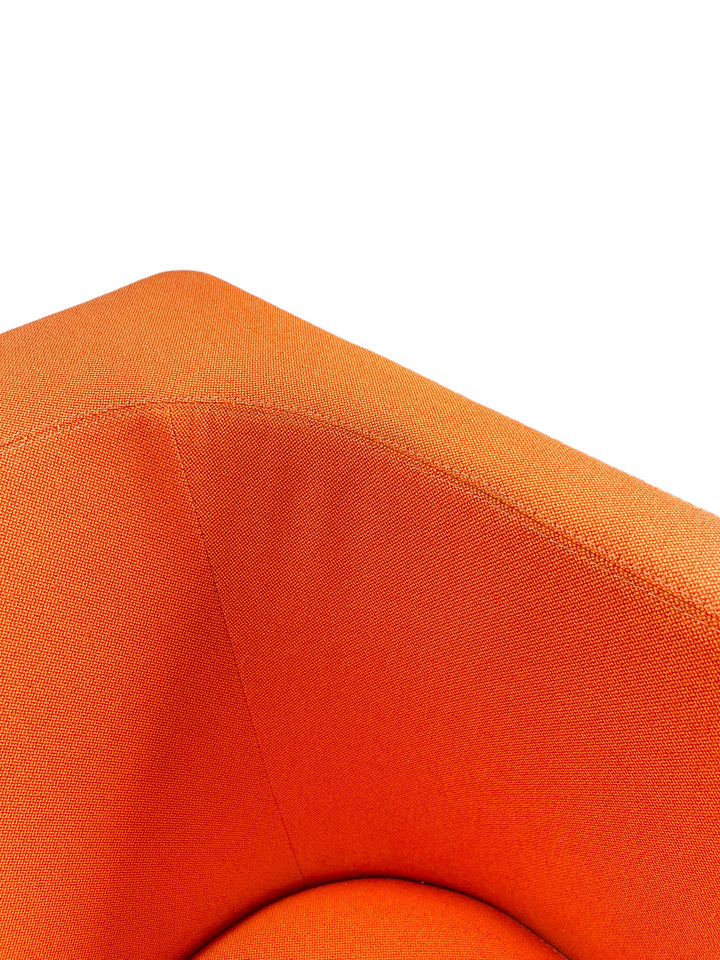 Steelcase Bivi Rumble Seat Collection: Vibrant Orange Modern Sofa image 11