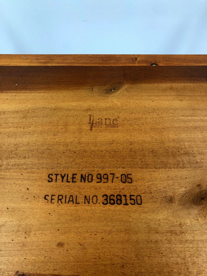 Pair of Mid-Century Modern Walnut Side Tables By Lane  image 7