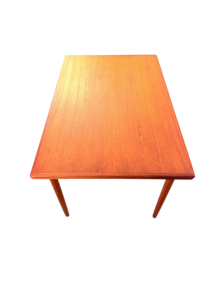 Mid Century Danish Modern Teak Draw Leaf Dining Table image 5