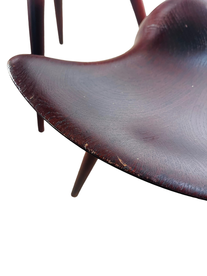Pair of Stools by Mogens Lassen for Cabinetmaker K. Thomsen  image 7