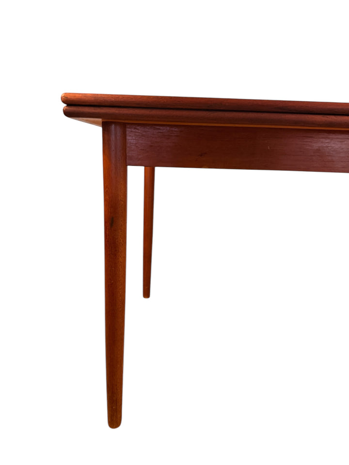 Mid Century Danish Modern Teak Draw Leaf Dining Table image 3