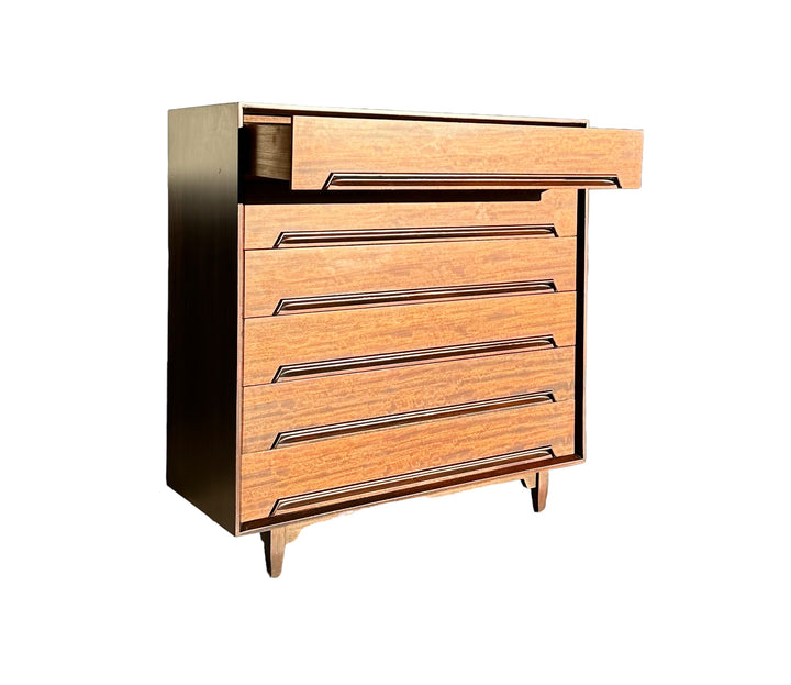 Mid Century Modern Walnut Dresser by Drexel Furniture  image 1