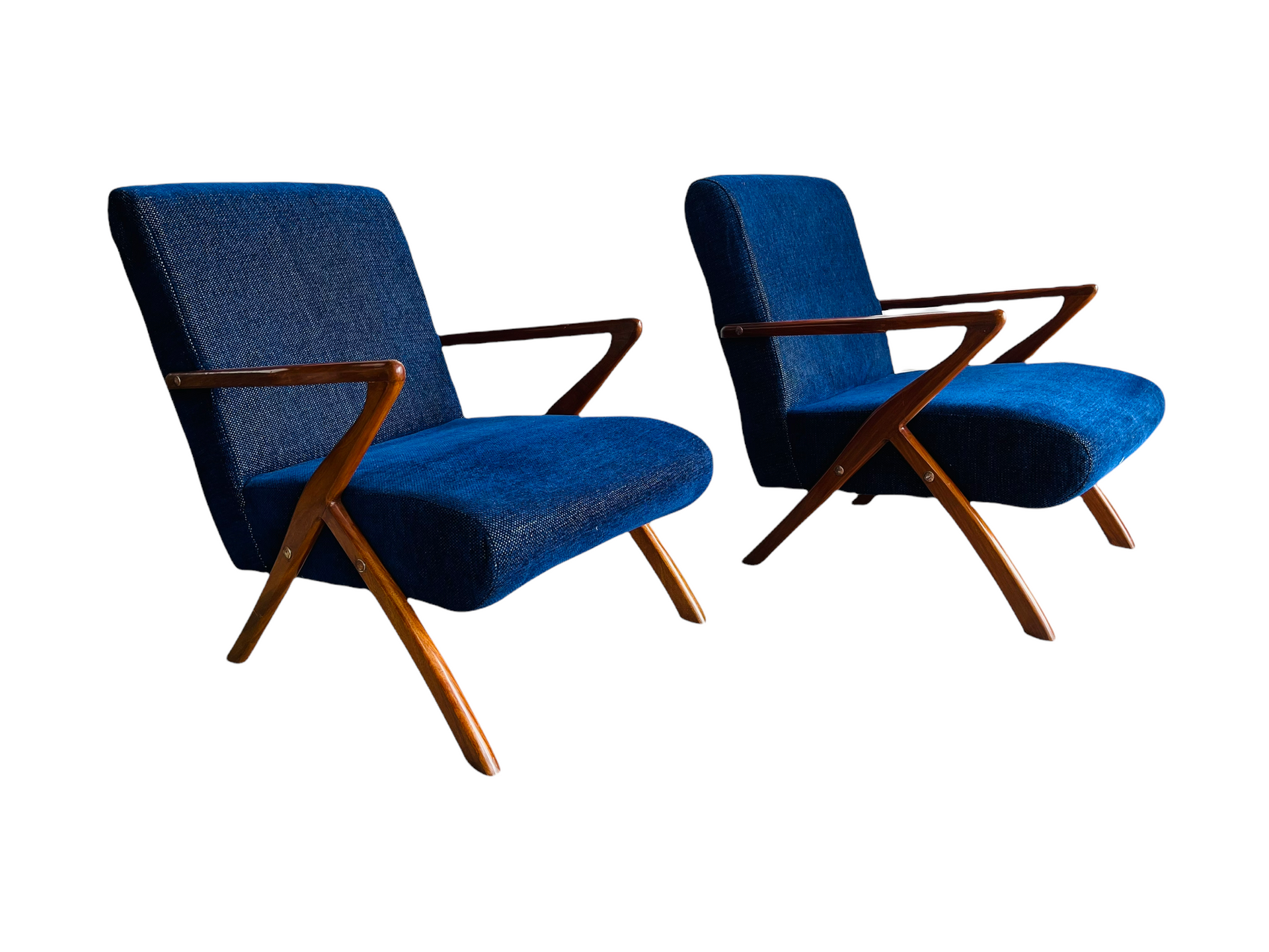 Pair of Mid-Century Modern Selig Style Z Chair  image 0