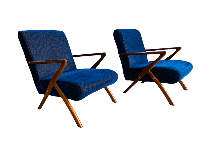 Pair of Mid-Century Modern Selig Style Z Chair  image 0