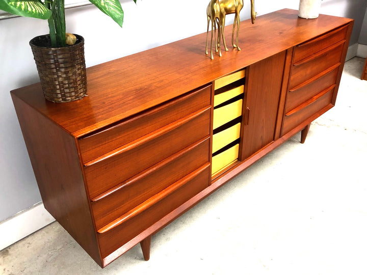 Mid-Century Danish Modern Teak Dresser/Credenza By Falser image 2