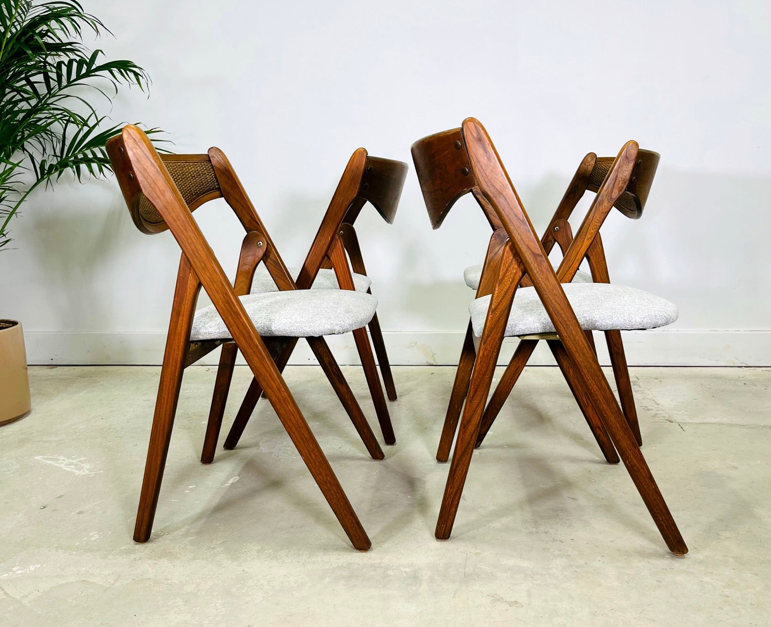1960's Norquist Coronet Wonderfold Chairs Set of 4