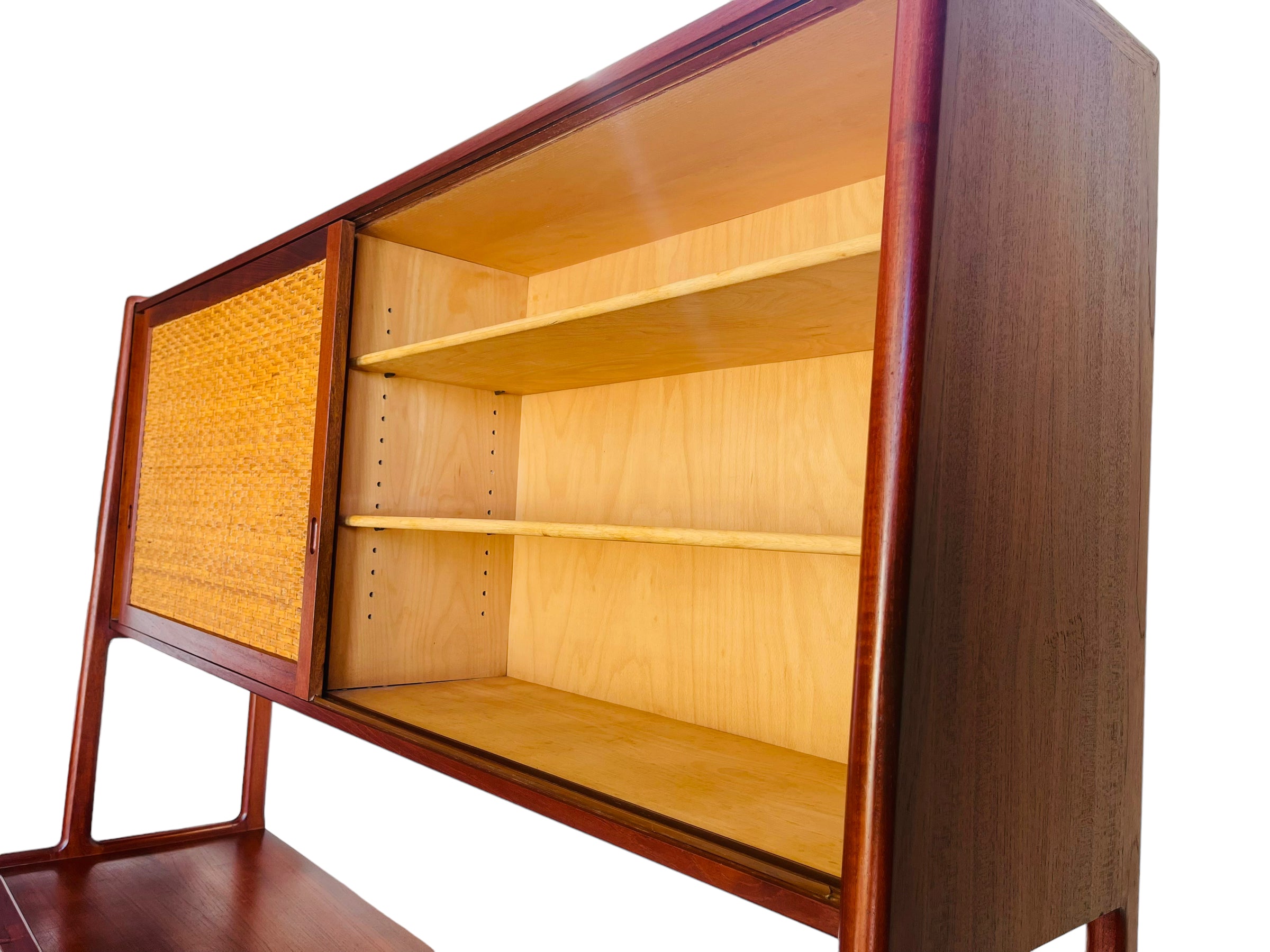 1950s Hans J. Wegner for RY Mobler Teak Credenza / Hutch image 11