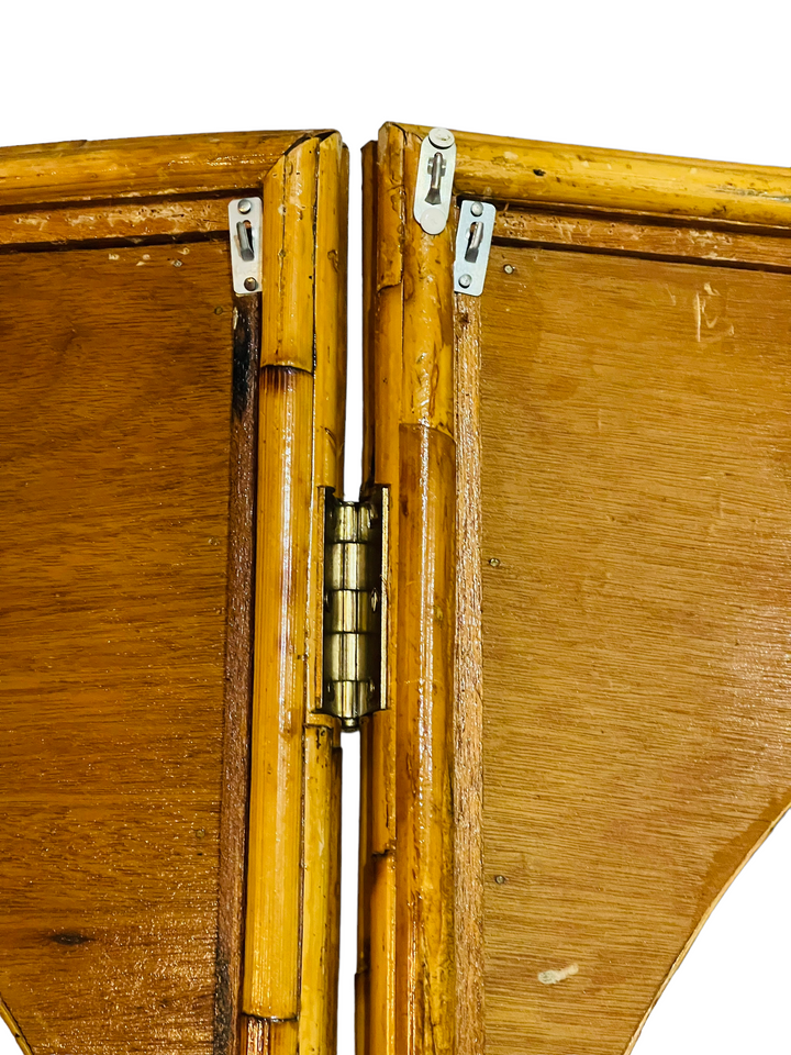 Vivai del Sud Three Panel Bamboo Screen Palm Tree Motif image 11