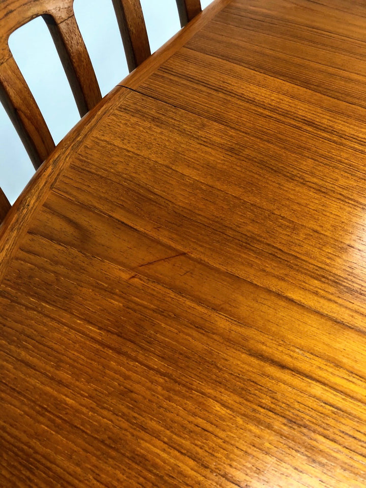 Niels Otto Moller for J. L. Moller #15 Teak Table with Butterfly Leaf image 9