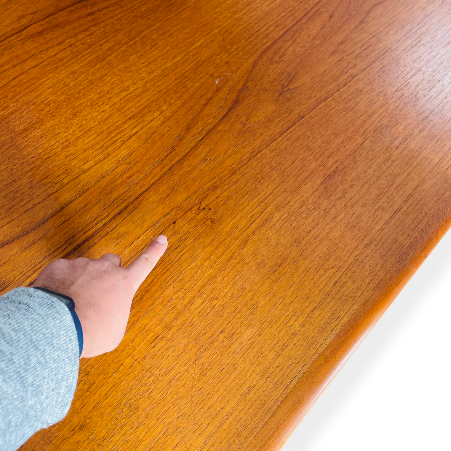 Mid-Century Danish Modern Teak Draw-Leaf Dining Table by Skovmand & Andersen image 11