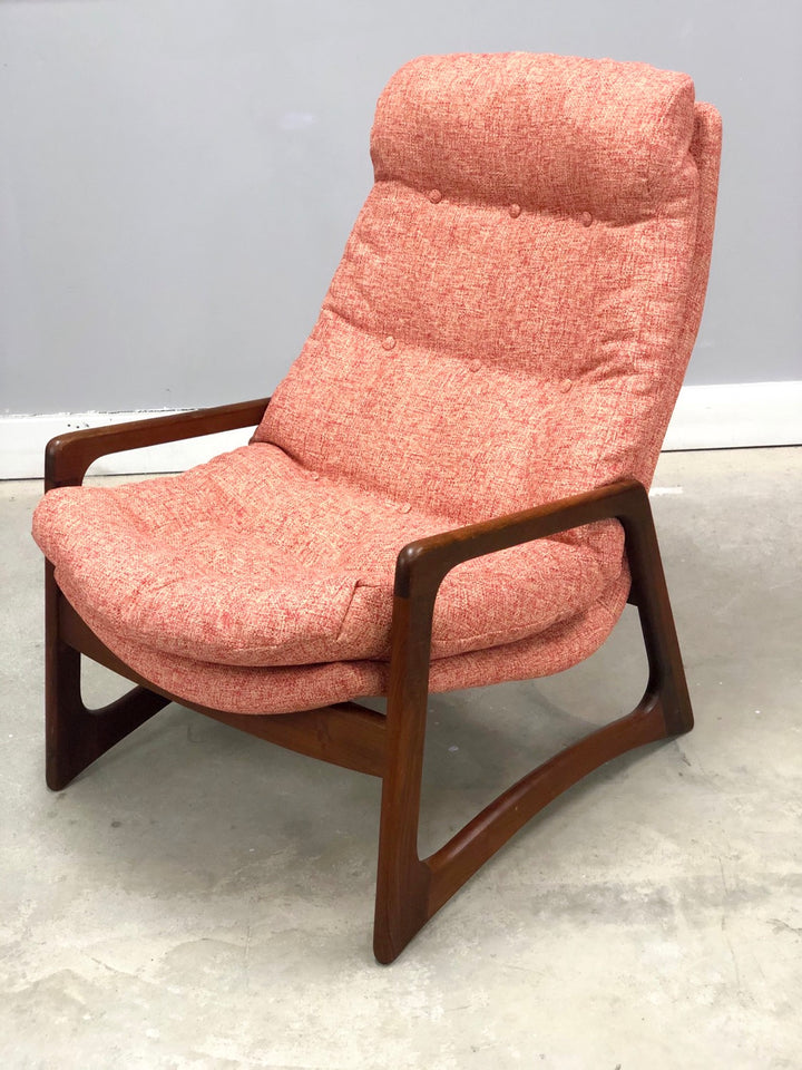Mid-Century Danish Modern R. Huber & Adrian Pearsall Style Lounge Chair image 8
