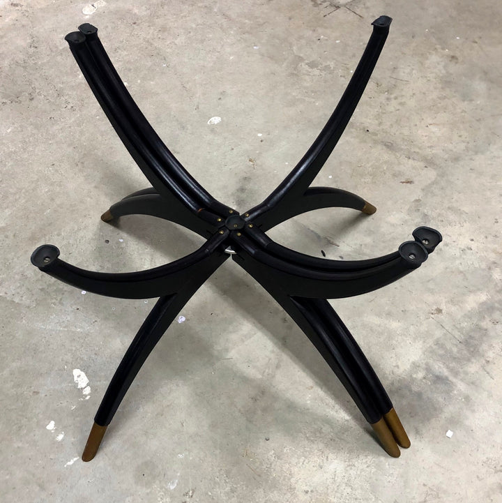Italian Travertine Stone Top  Spider Coffee Table image 4