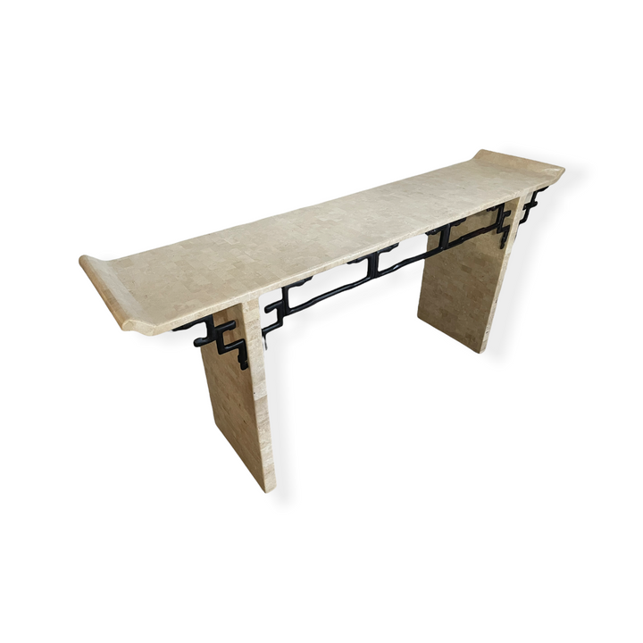Maitland Smith Console Table circa 1970s image 3