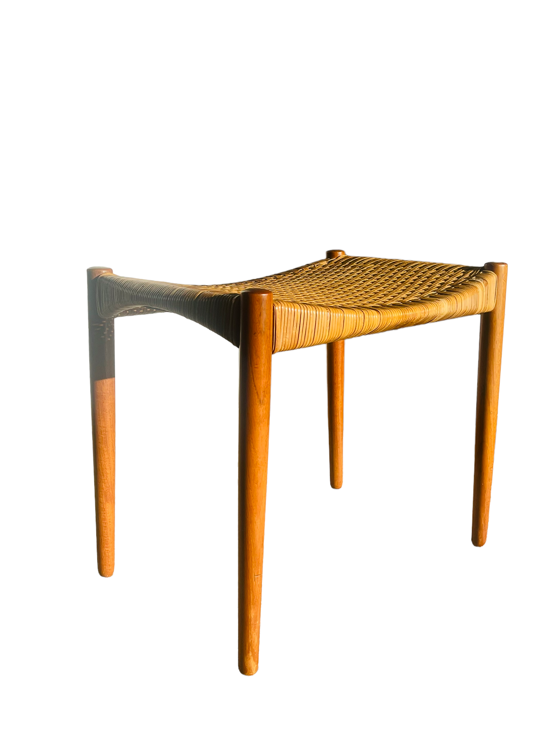 Danish Foot Stool by Aksel Bender Madsen & Ejner Larsen for Willy Beck image 0
