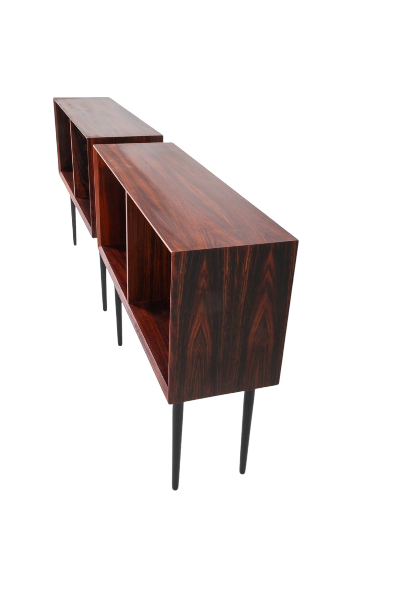 Pair Mid-century Danish Modern Rosewood Bookshelf  image 1