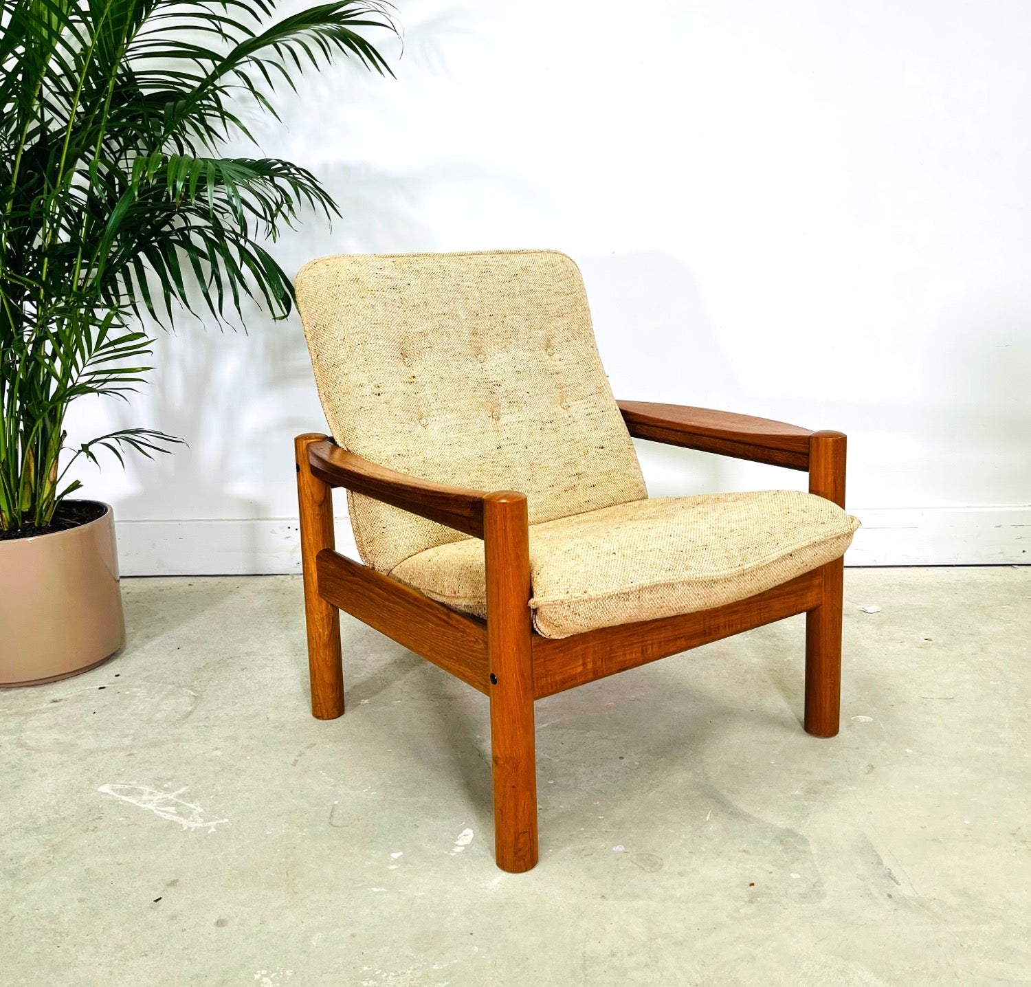 Set 2 Danish Modern Teak Sofa & Chair By Domino Mobler image 3