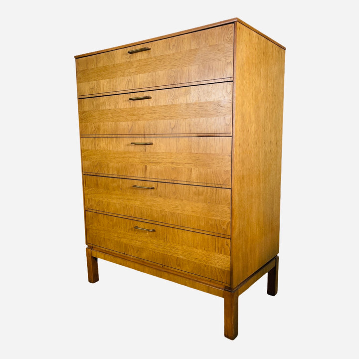 Mid-Century Modern Tall / Highboy Dresser by Bassett Furniture  image 0