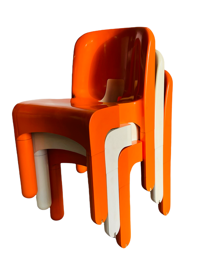Set 3 Iconic "Universal Chair" by Joe Colombo for Kartell 1967 image 6